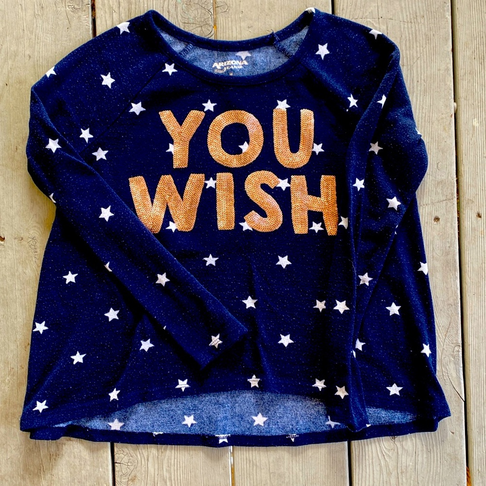You wish sequin top